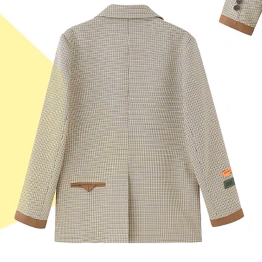 Two Colored Suit Jacket - Picture 2 of 3